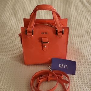 GAYA patent leather mini bag